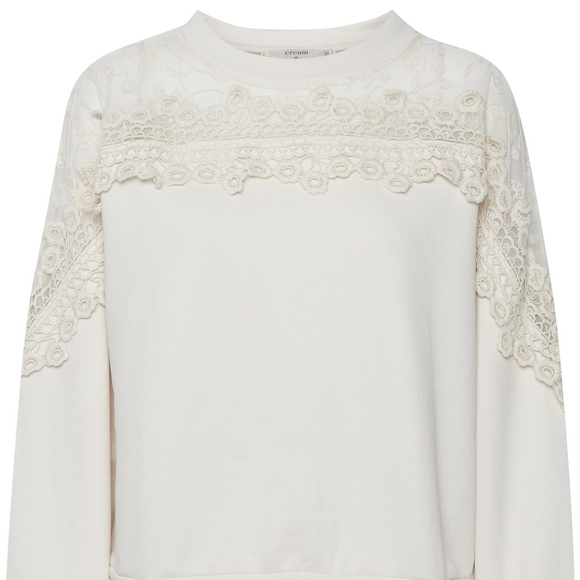 cream clothing Sweaters - NWOT Cream Clothing Lace Sweatshirt